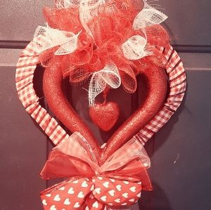 Valentines double wreath